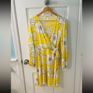 London times Floral wrap dress